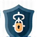 安全ロックのアイコン